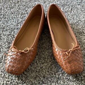 Madewell Anelise Leather Ballet Flat Sz 8